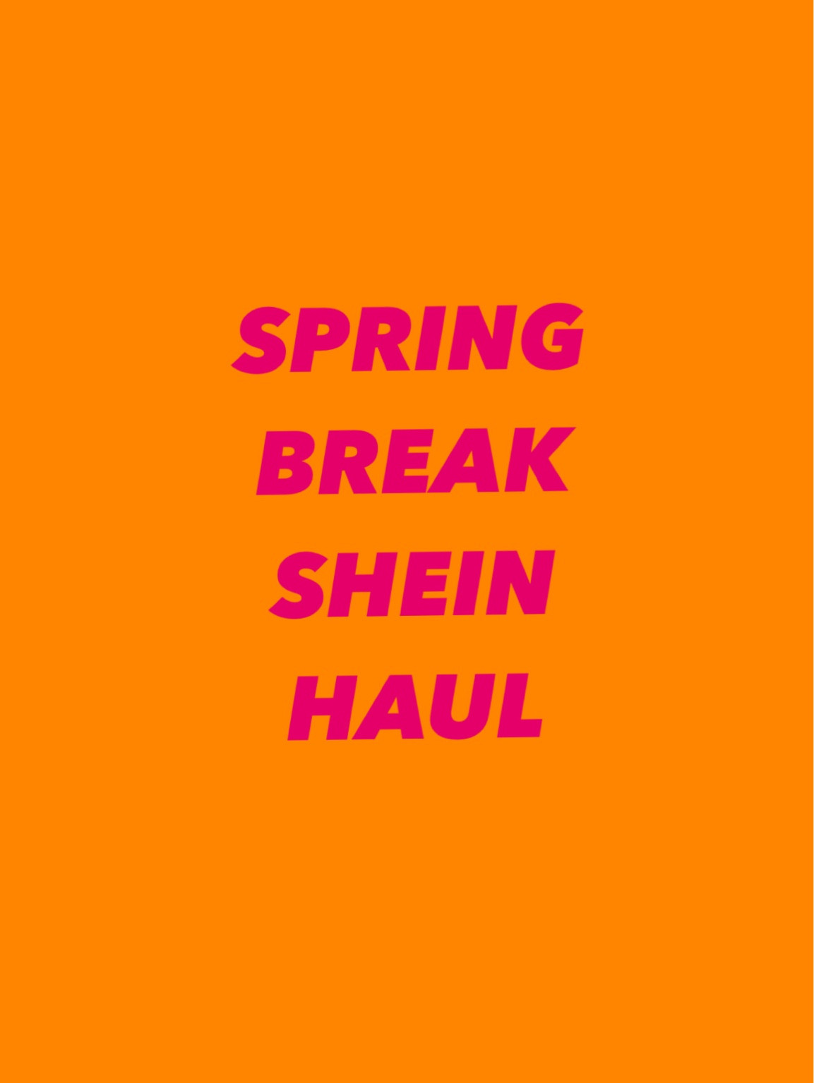 spring break shein haul from my tik tok🌸🧡🏖️

#LTKswim #LTKfit #LTKunder100