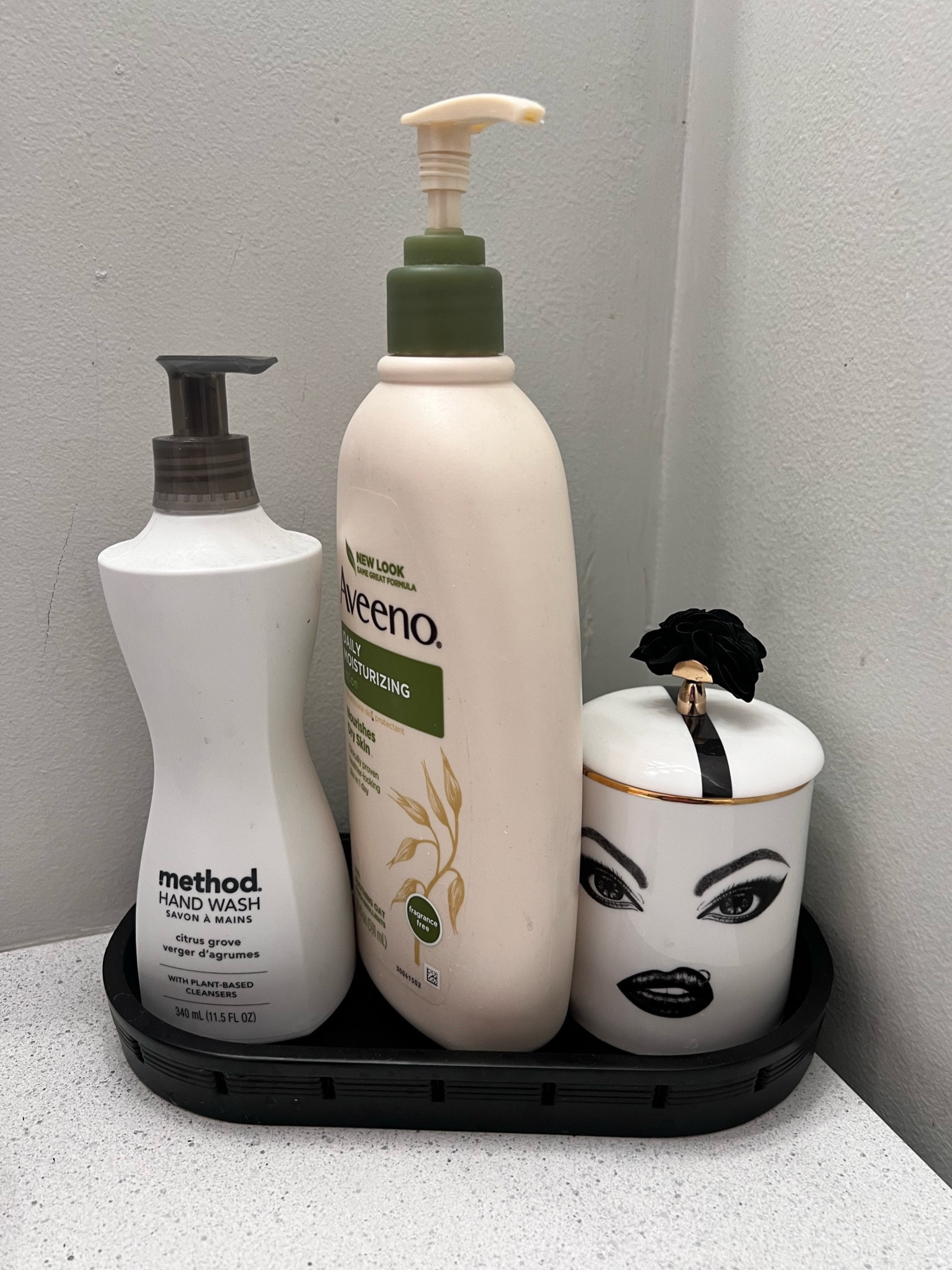 Bathroom counter tray for soap, lotion, candles etc. under $20 on Amazon 
Bathroom
Storage
Bathroom storage 
Organizer 

#LTKfindsunder100 #LTKhome #LTKfindsunder50