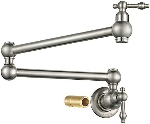 WOWOW Pot Filler Faucet Wall Mount Brass Faucets Kitchen Commercial Faucet Folding Kitchen Faucet... | Amazon (US)