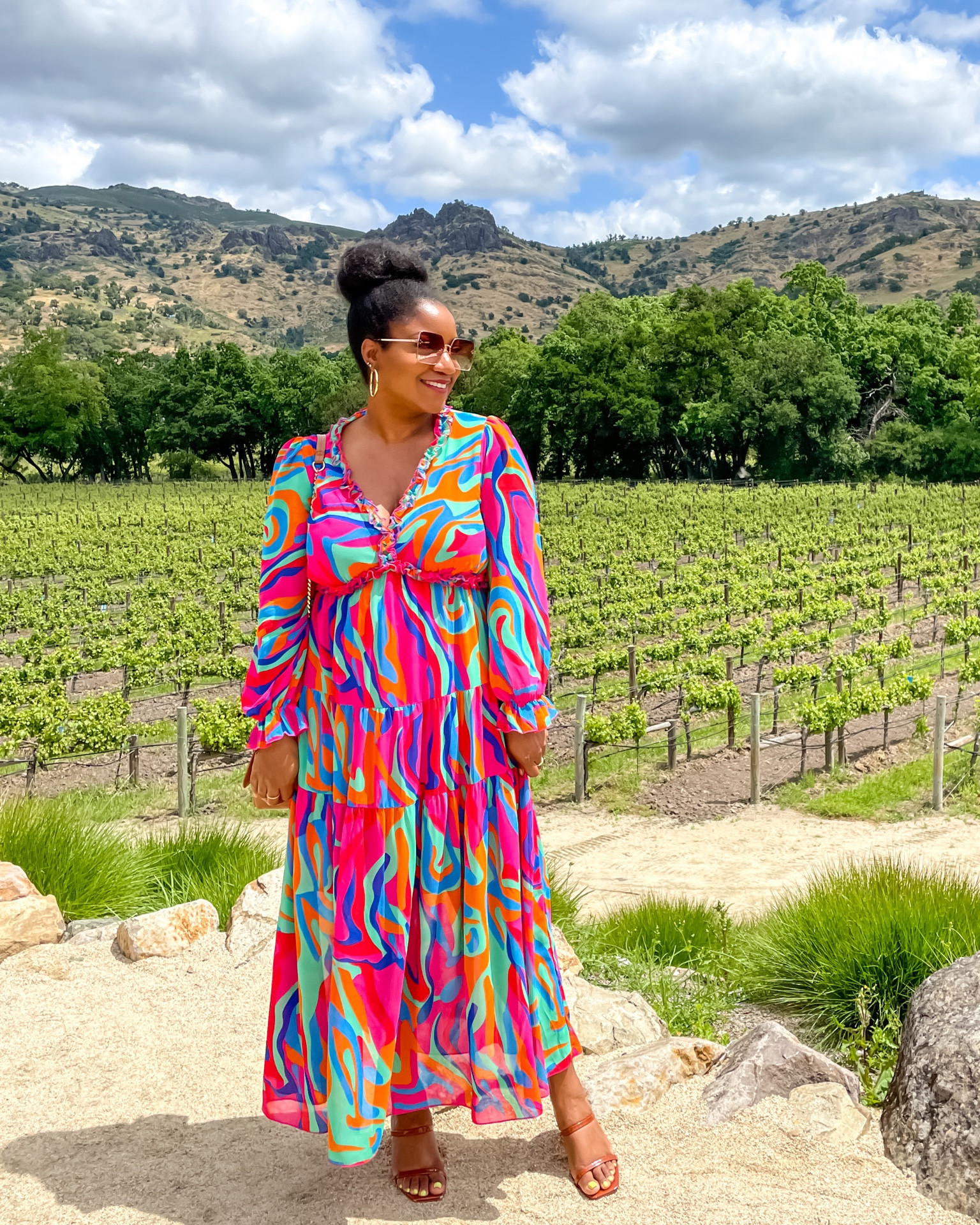 Perfect dress for a day in Napa (or for church, brunch, wedding, date night…whatever!). TTS and comes in a ton of other prints/colors. I’m wearing a L. #FoundItOnAmazon

#LTKunder50 #LTKSeasonal #LTKwedding