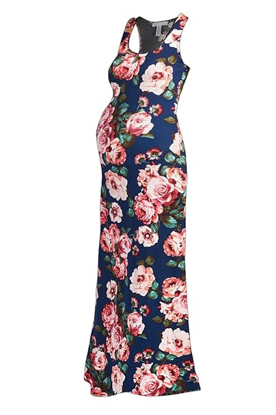 Beachcoco Women's Maternity Comfortable Jersey Maxi Dress | Amazon (US)