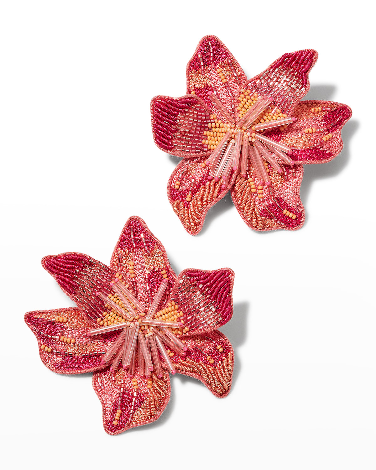 Margarite Stud Earrings, Hot Pink | Neiman Marcus