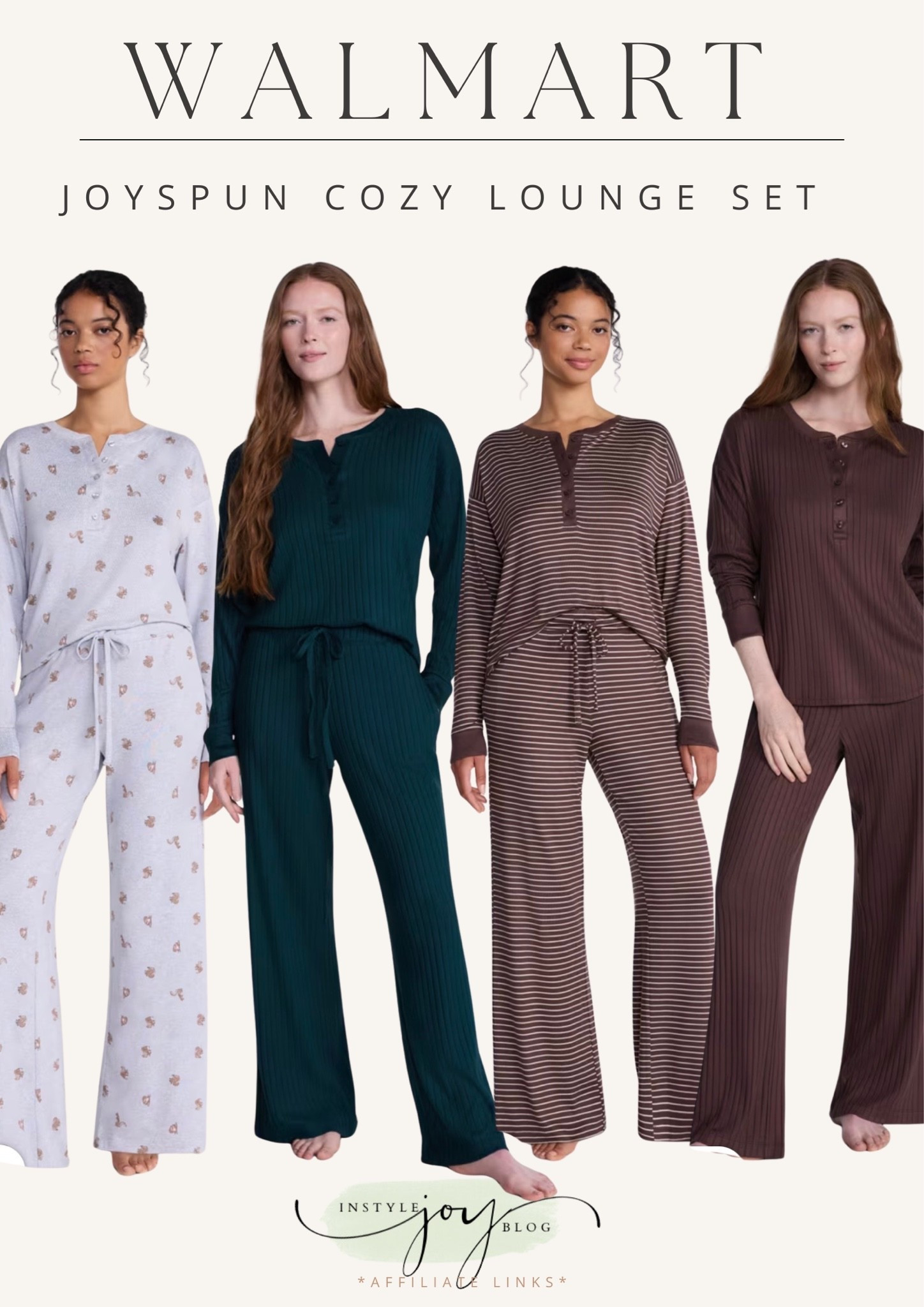 *Sold separately * Walmart ✨ Joyspun Women's Cozy Lounge Collection Hacci Long Sleeve Henley Sleep Top, Sizes XS to 3X / Joyspun Women's Cozy Lounge Collection Hacci Knit Sleep Pants, Sizes XS-3X

#LTKTravel #LTKOver40 #LTKSeasonal