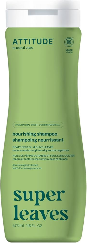 ATTITUDE Nourishing Hair Shampoo, EWG Verified, For Dry and Damaged Hair, Naturally Derived Ingre... | Amazon (US)