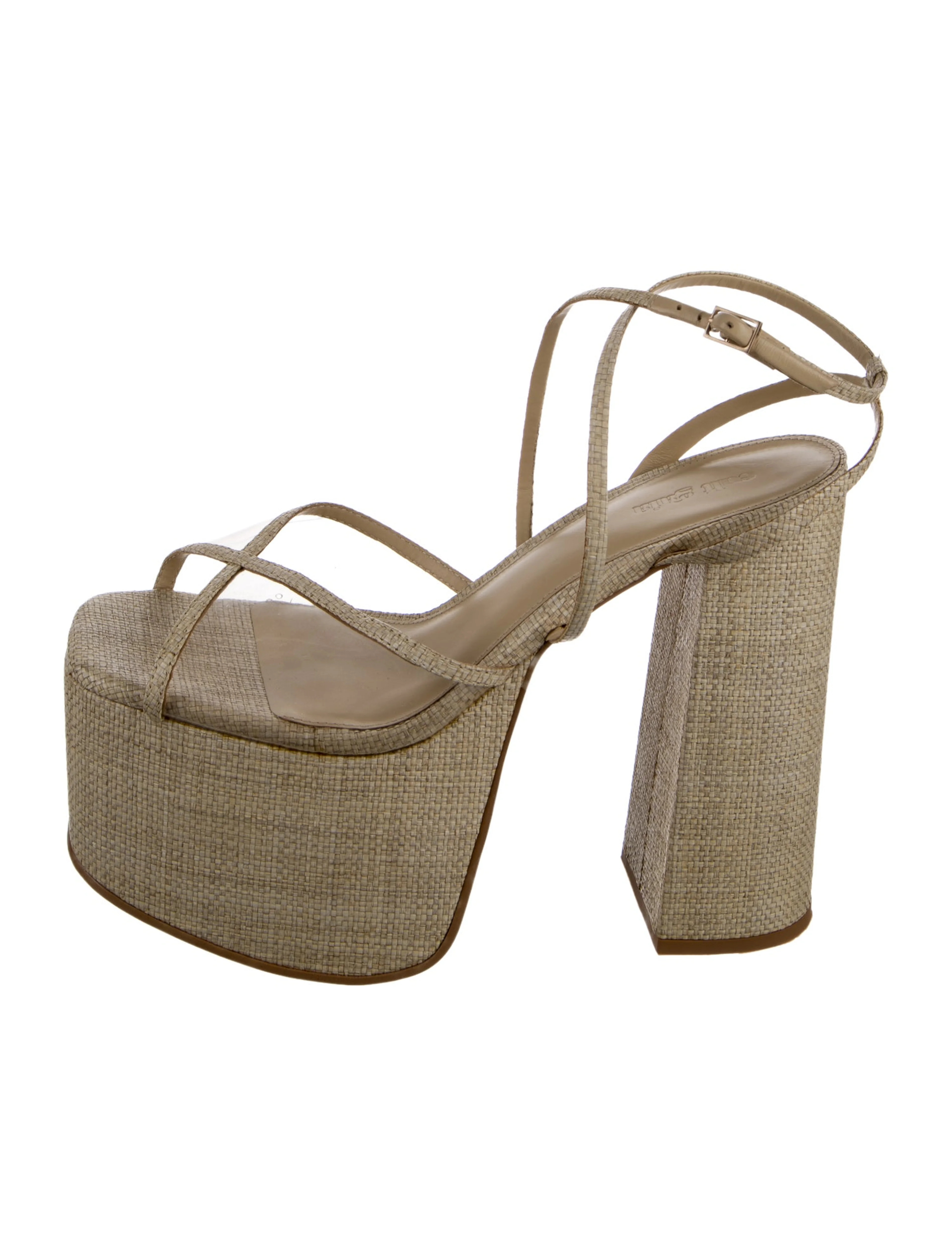 Raffia Slingback Sandals | The RealReal