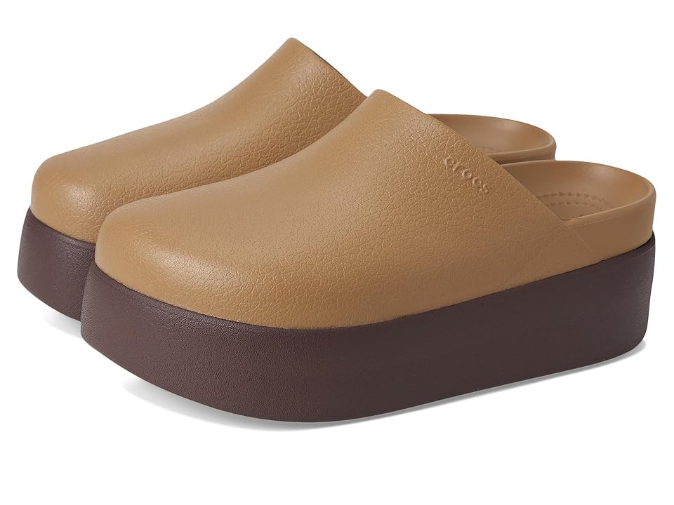 Crocs Dylan Platform Clog, Mule Platform Shoes Women's Clog Shoes Sepia : 11 M, EVA | Zappos