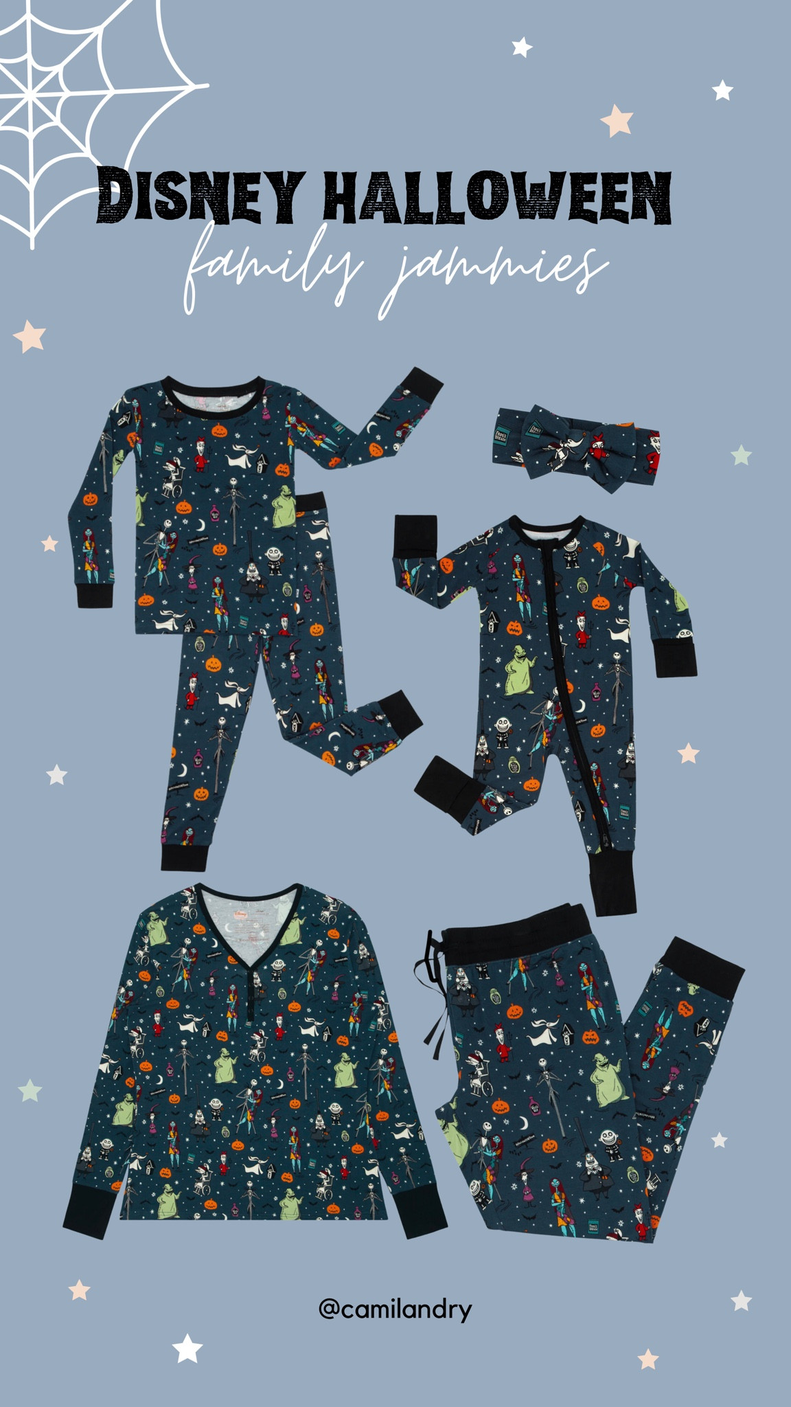 The best family matching pajamas!! Nightmare Before Christmas of course 🎃 👻 

#LTKHalloween #LTKfamily #LTKSeasonal