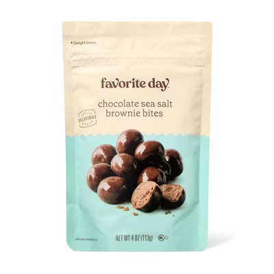 Chocolate Sea Salt Brownie Bites - 4oz - Favorite Day™ | Target
