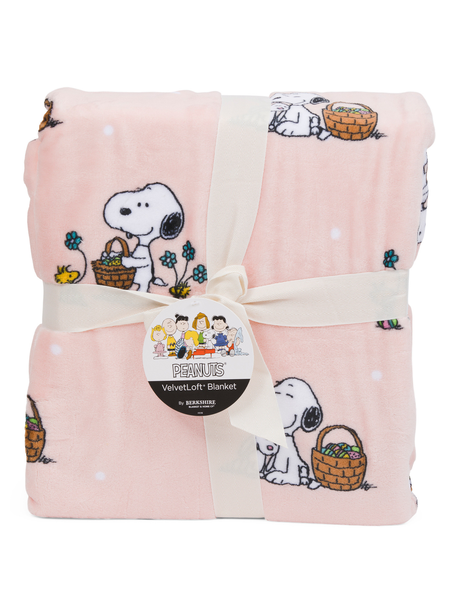 Snoopy The Easter Bunny Blanket | TJ Maxx