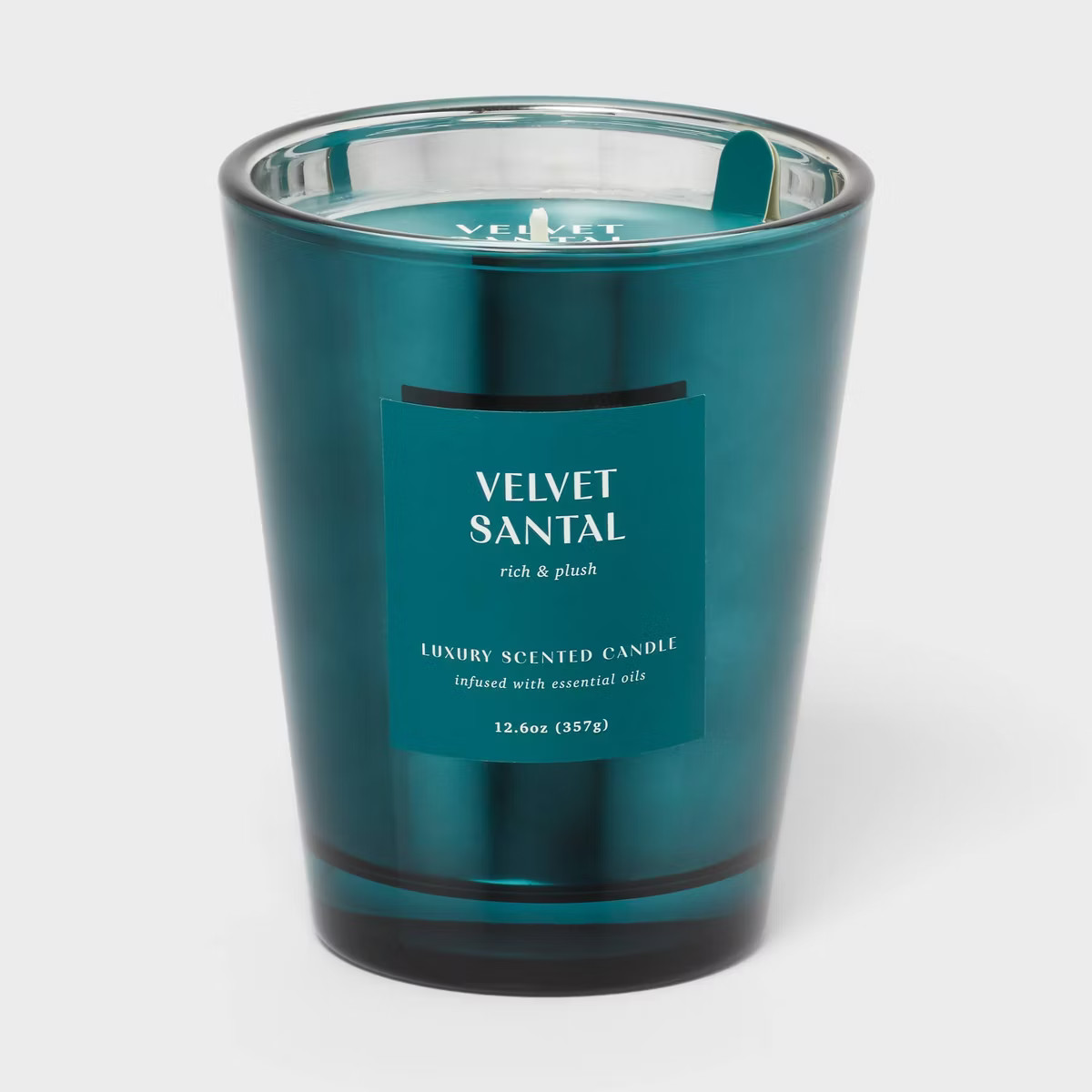 12.6oz Metallic Jar Candle Velvet Santal - Threshold™ | Target