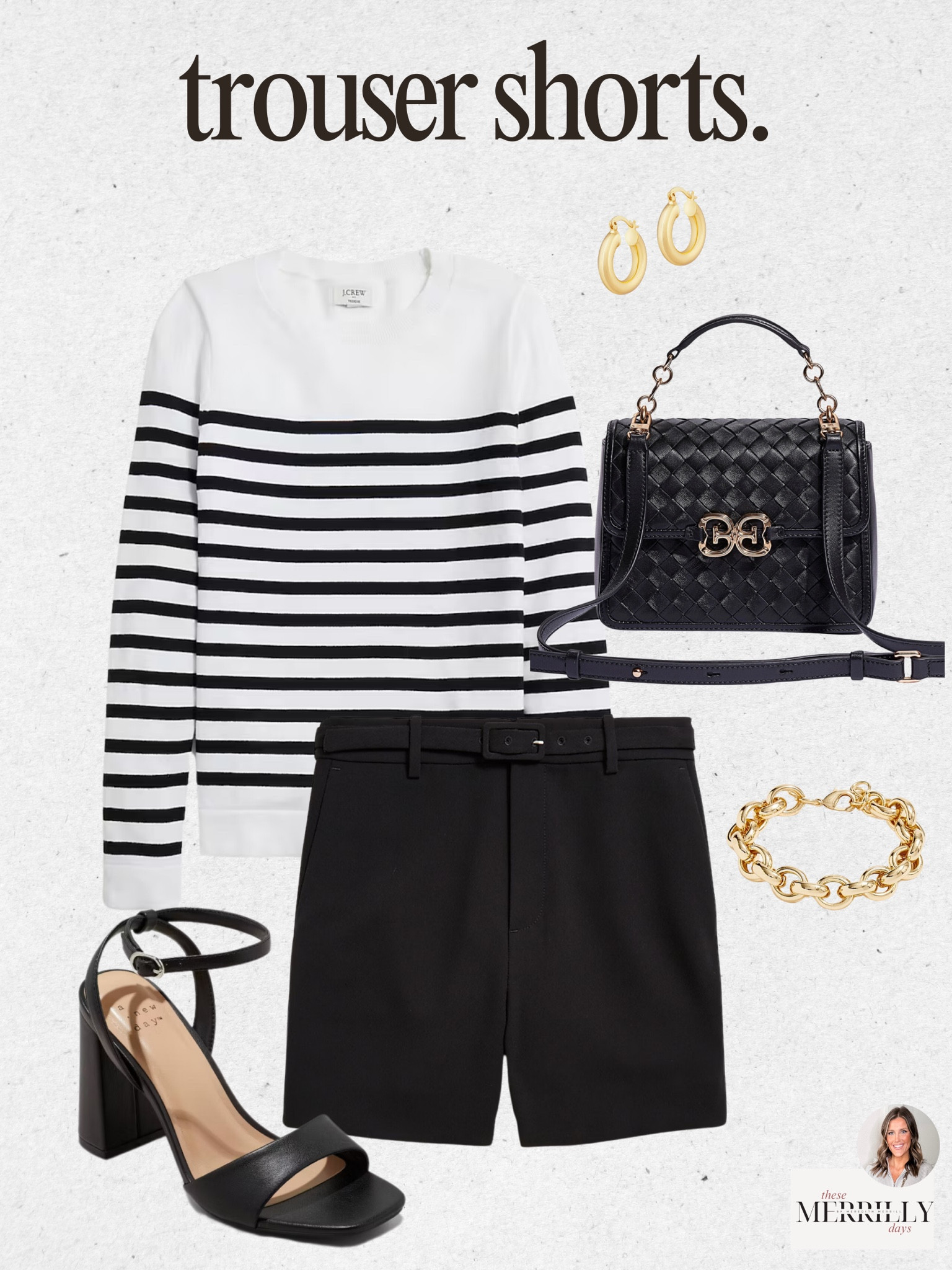 Trouser shorts / spring outfit / casual workwear / elevated shorts outfit / casual office outfit / spring sweater 

#LTKFindsUnder100 #LTKWorkwear #LTKShoeCrush