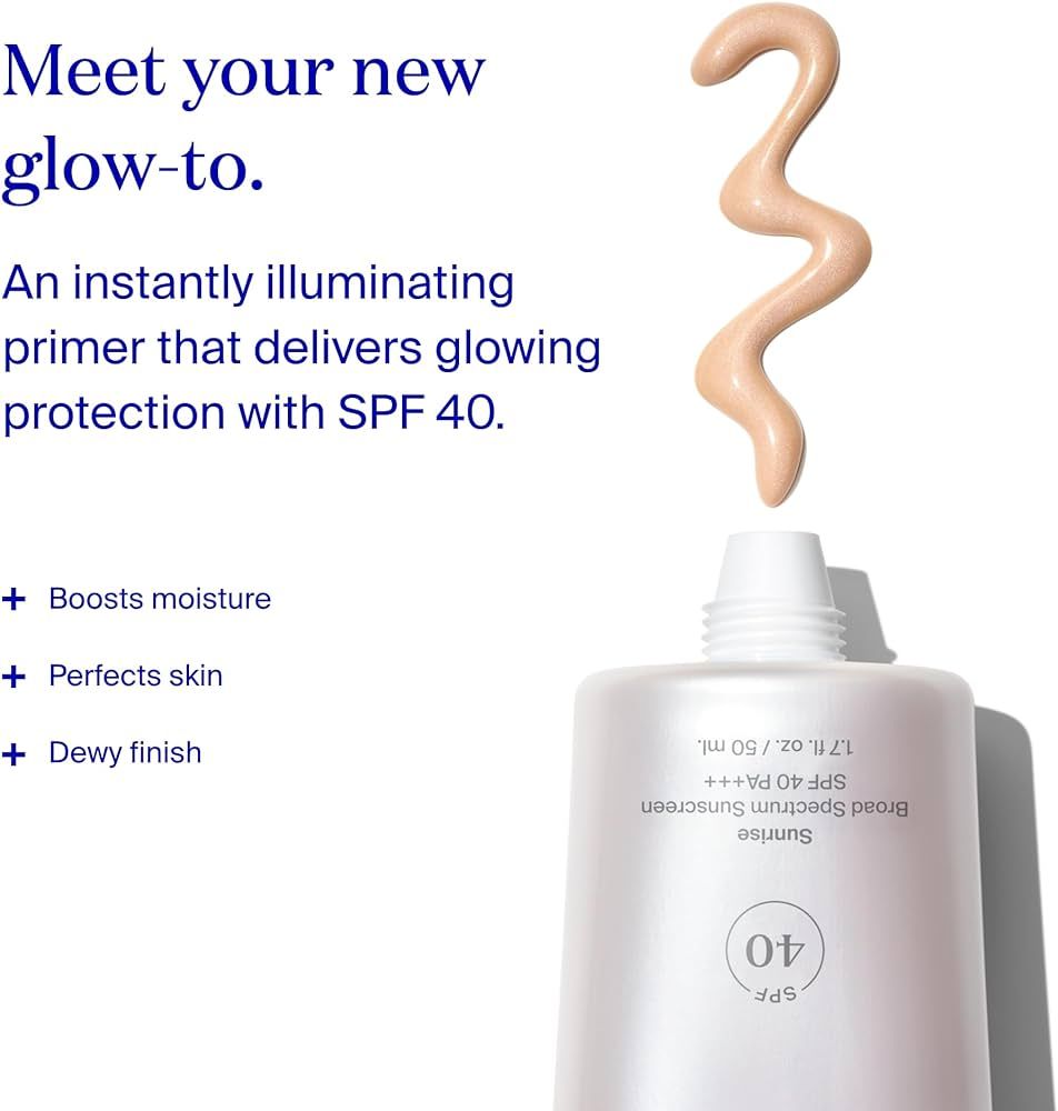 Supergoop! Glowscreen SPF 40 - Glowy Sunscreen Primer with Hyaluronic Acid, Vitamin B5 & Niacinam... | Amazon (US)