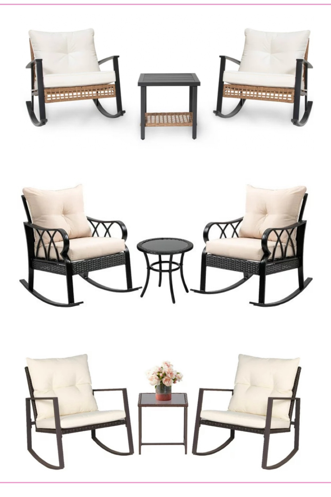 My favorite rocker chair set for the porch, and a couple others that I love! Saving them all here for when the first set gets back in stock! 😍

#LTKFind #LTKsalealert #LTKhome
