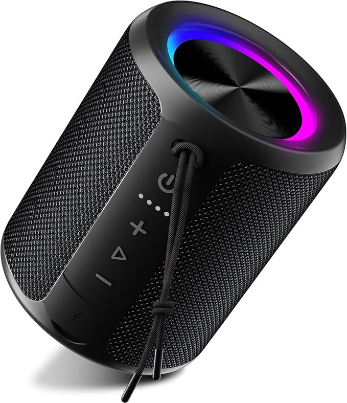 Portable Bluetooth Speaker, IPX7 Waterproof Wireless Speaker with 20W Loud Stereo Sound, 15H Play... | Amazon (US)