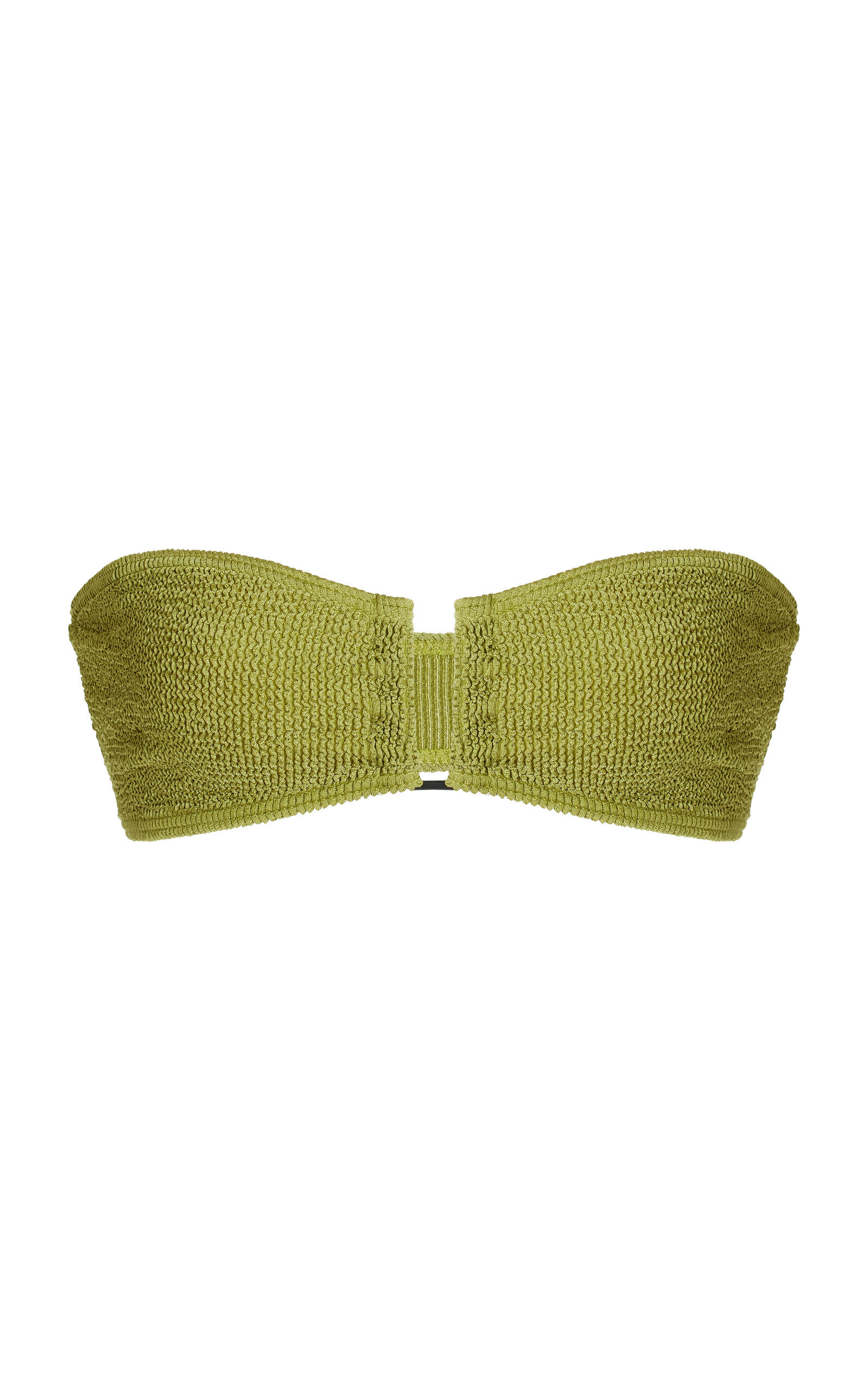 Bond-Eye - Blake Tie-Back Bandeau Bikini Top - Green - OS - Moda Operandi | Moda Operandi (Global)
