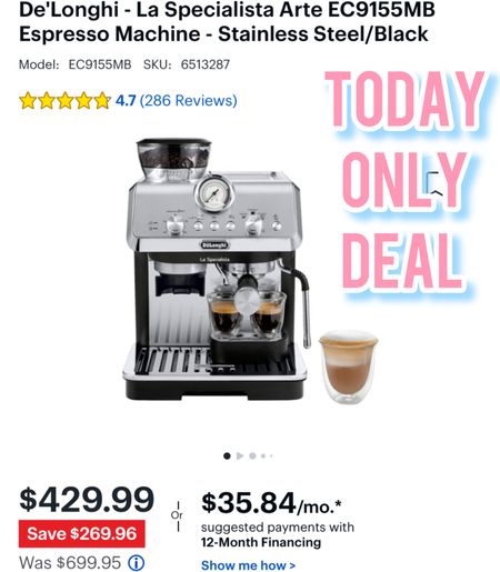 Espresso maker 

#LTKGiftGuide #LTKsalealert #LTKhome