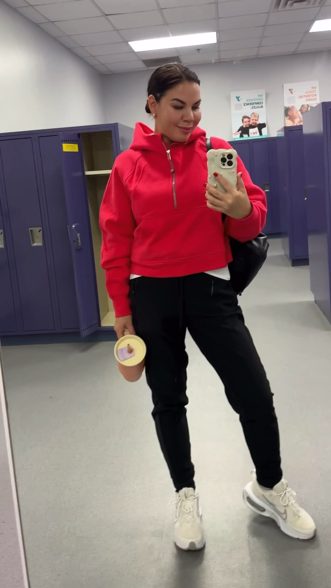 Gym mornings hit different when you’re in your favorite @lululemon  set 💗
Comfy, stylish & ready to move.
Sneakers by @Nike US  — always my go-to for training days.
#LululemonOutfit 

#LTKmomlife #LTKootd #LTKActive