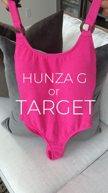Super similar to HUNZA G’s swimwear but on sale and under $30 today 
Swimsuits Sz small in both 
Denim shorts sz 2 also 30% off! These are fab!
Button down sz medium 
Sarong sz small
Sandals 30% off
Lululemon inspired slides 


#LTKxTarget #LTKSeasonal #LTKswim