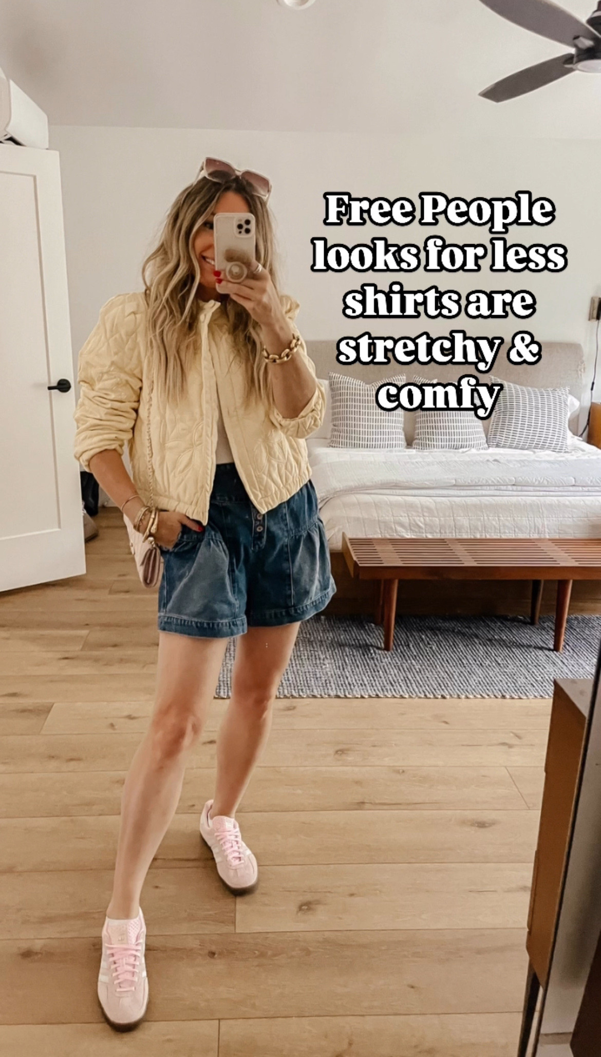 Yellow jacket sized up to large. Shorts fit true to size.  Butter yellow. Pink shoes. Spring 2025z summer 2025. Summer fashion. Summer fashion 2025x adidas. Spring fashion. Spring shoes. Spring fashion 2035z sambas. Shoes fit true to size. Sunglasses and a huge spring sale round uo. Spring fashion. Spring outfit 2025 | affordable fashion | spring fashion | target finds 225 | target new release | sports mom outfit | target haul 2025 | summer fashion 2025 | spring outfits #affordablefashion  #springfashion2025 #clothinghaul #springstyle #targetstyle


#LTKWatchNow #LTKSaleAlert #LTKWorkwear