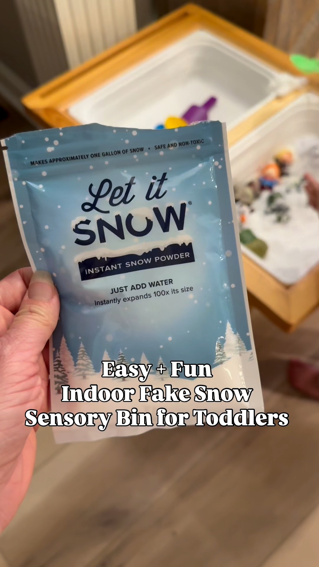 Super easy indoor winter activity! Fake Play Snow ❄️

Won’t melt and is non-toxic! You just add water. You also don’t have to have a full sensory table to do this, just grab a plastic bowl!

Everything I used is linked here!

#LTKKids #LTKmomlife #LTKdayinmylife