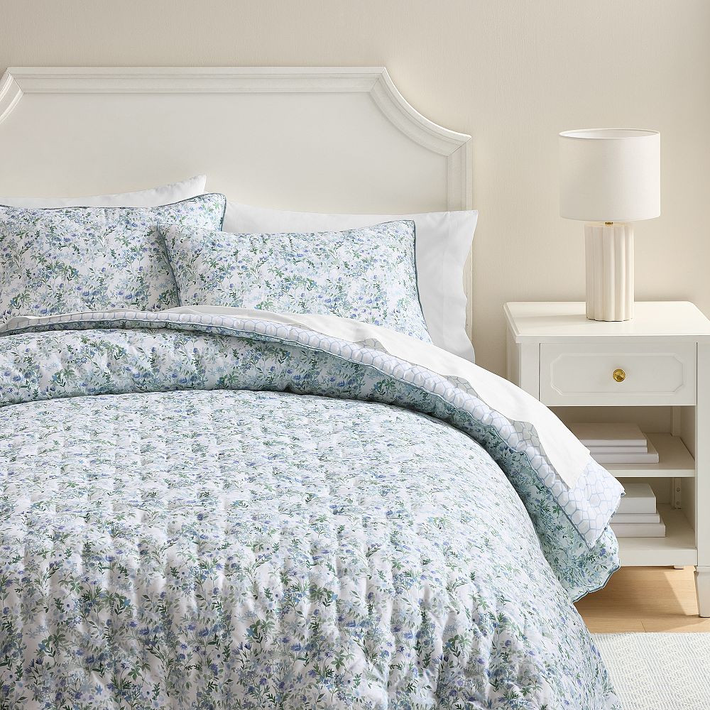 AERIN Floral Reversible Comforter | Pottery Barn Teen