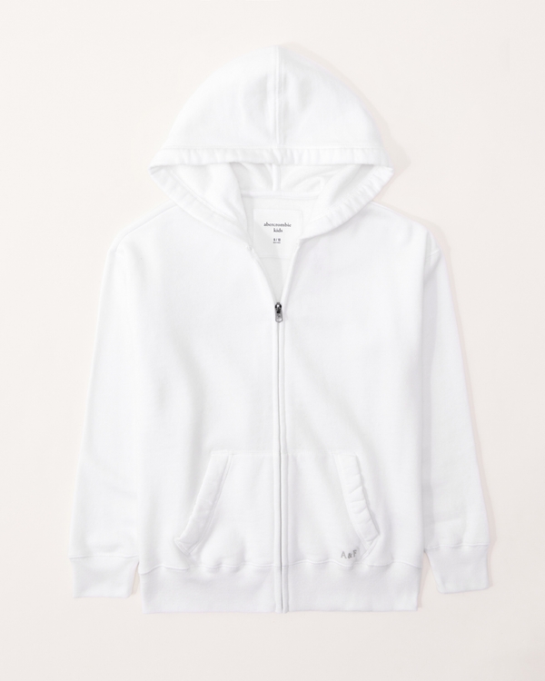 legging-friendly full-zip hoodie | Abercrombie & Fitch (US)