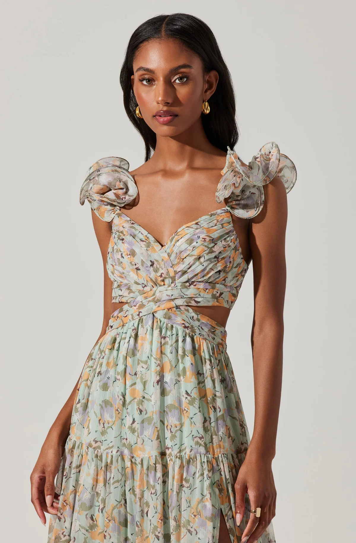 Fritillaria Floral Maxi Dress | ASTR The Label (US)