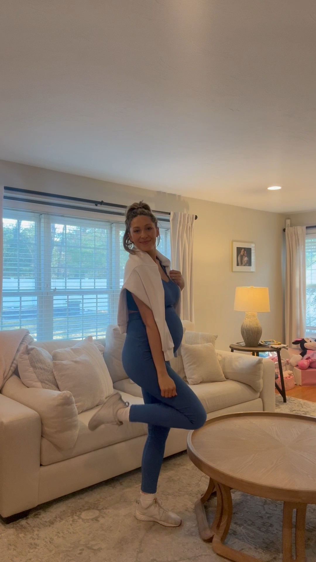Outfit of the day: third trimester 💙

#LTKBump #LTKActive