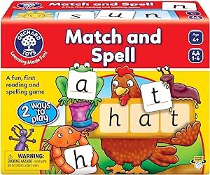 Orchard Toys Moose Games Match and Spell Game. A Fun, First Reading and Spelling Game. 2 Ways to ... | Amazon (US)