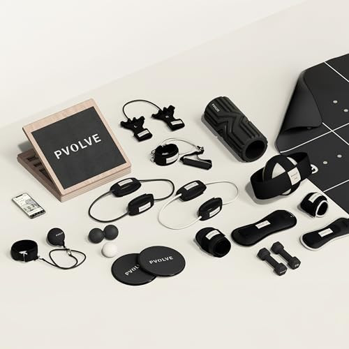 PVOLVE Home Workout Bundles - Home Gym Fitness Equipment for Total Body Strength Exercise and Recovery, Total Transformation Bundle | Amazon (US)