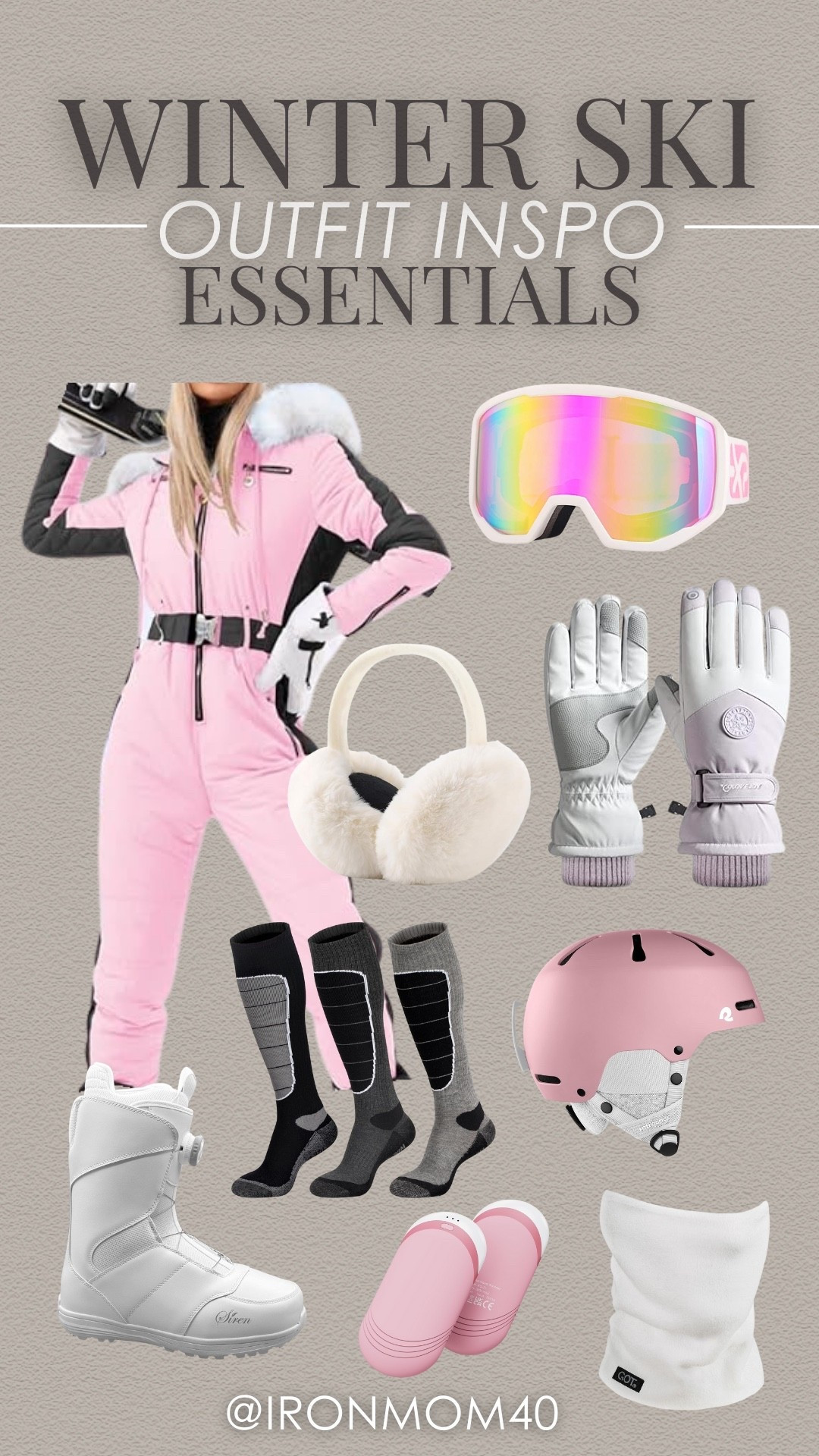 Stay cozy and stylish on the slopes with this winter ski outfit. The waterproof ski suit is perfect for snow days! 

#LTKSeasonal #LTKActive #LTKMidsize