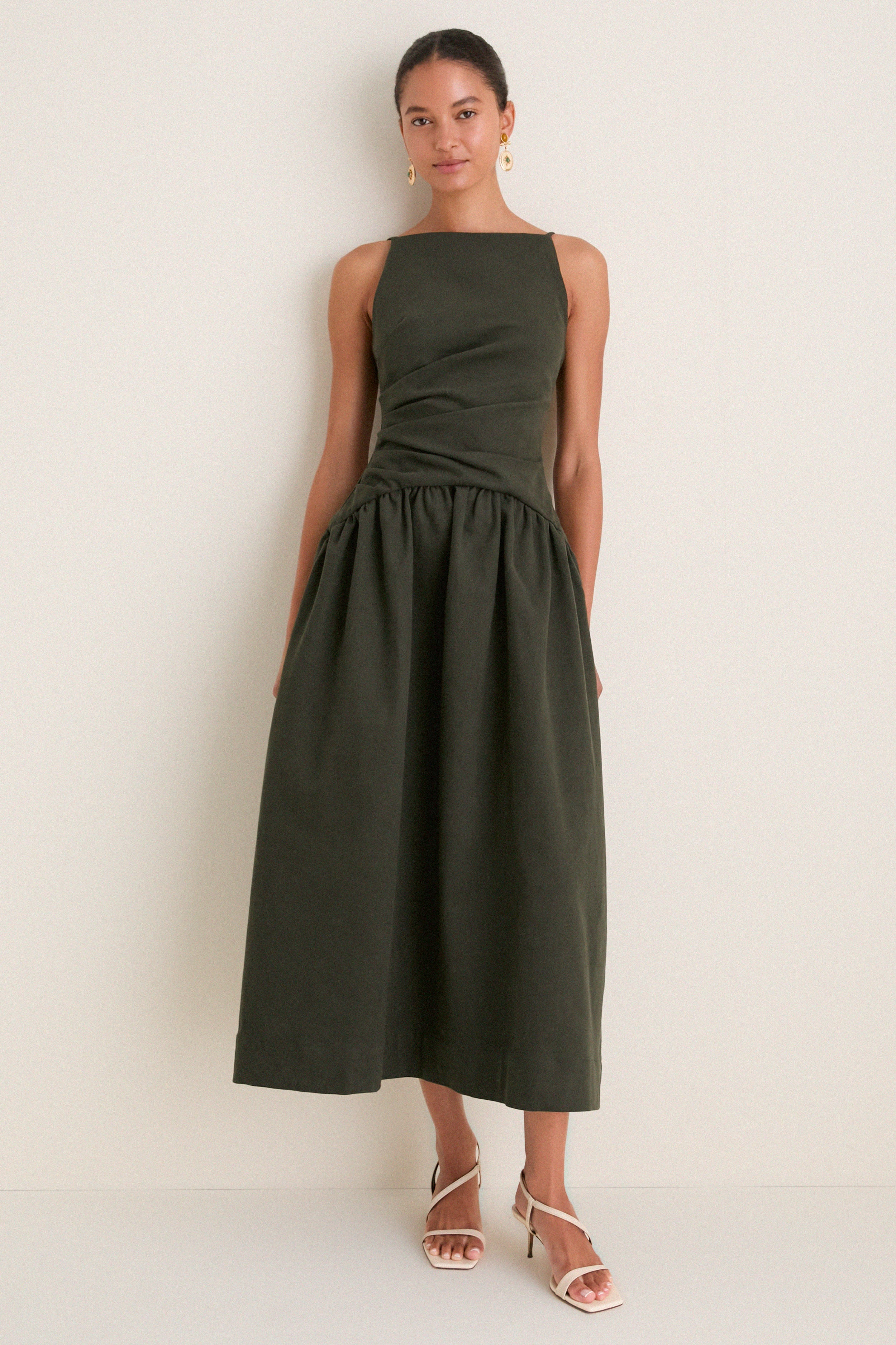 Green Lotus Maxi Dress | Tuckernuck (US)
