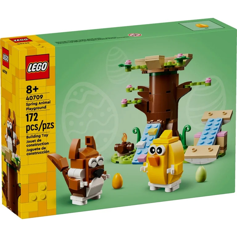 LEGO Spring Animal Playground Building Toy - Pretend Play Set with Squirrel and Bird Figure for B... | Walmart (US)