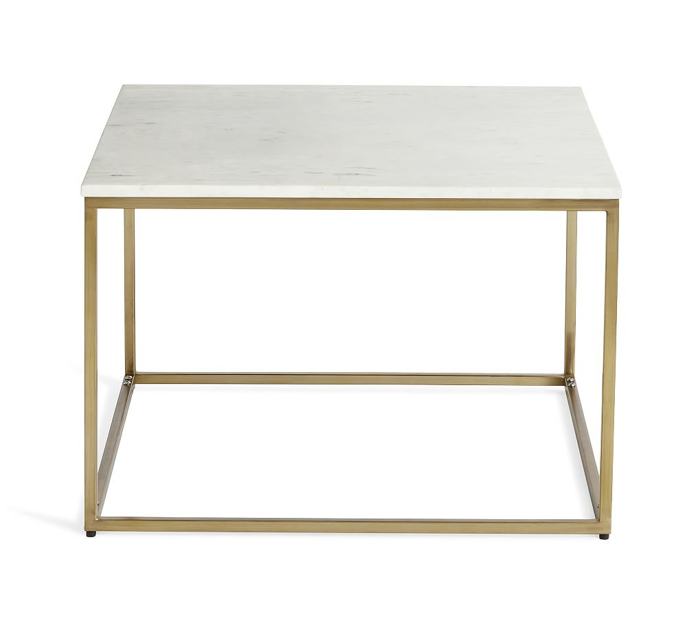 Delaney Square Marble Bunching Table | Pottery Barn (US)