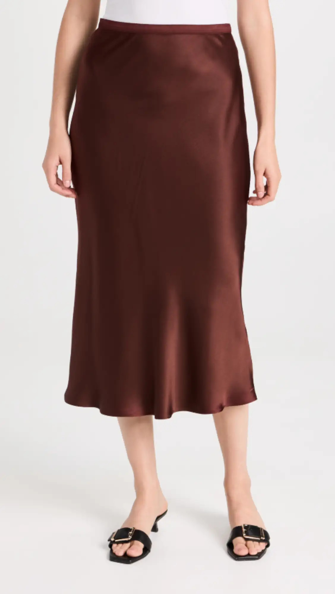 ANINE BING Bar Silk Skirt | Shopbop | Shopbop