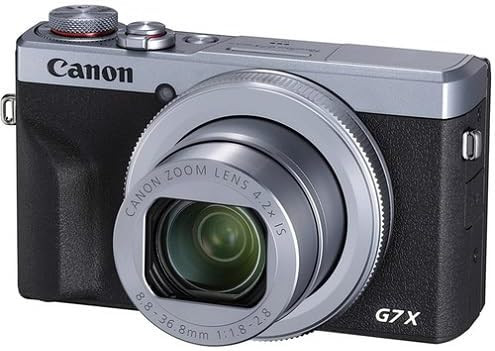 Canon PowerShot G7X Mark III Digital Camera with 4.2X Optical Zoom Lens (Silver) International Mo... | Amazon (US)