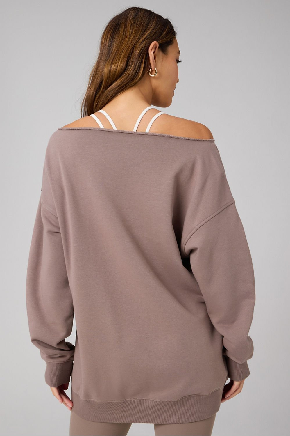 Year Round Terry Off Shoulder Tunic | Fabletics