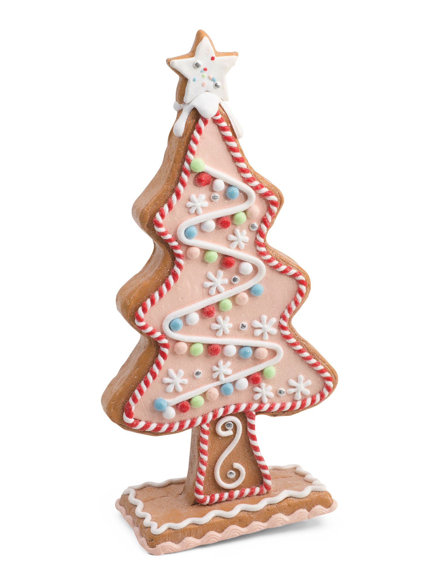 17in Gingerbread Cookie Tree | TJ Maxx