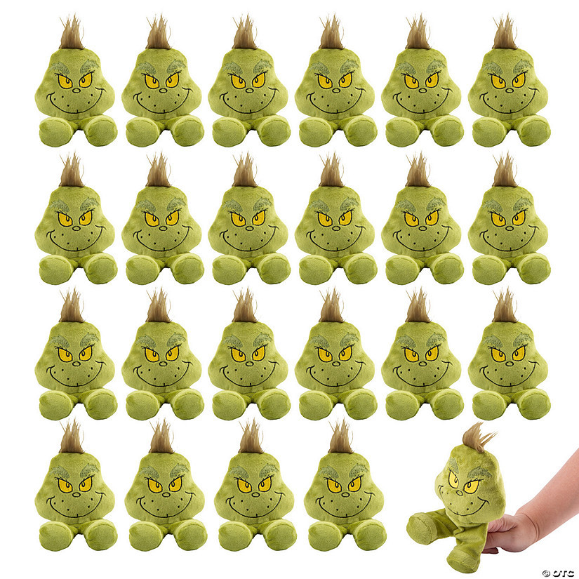Bulk 48 Pc. Dr. Seuss™ The Grinch Stuffed Walking Puppets | Oriental Trading Company