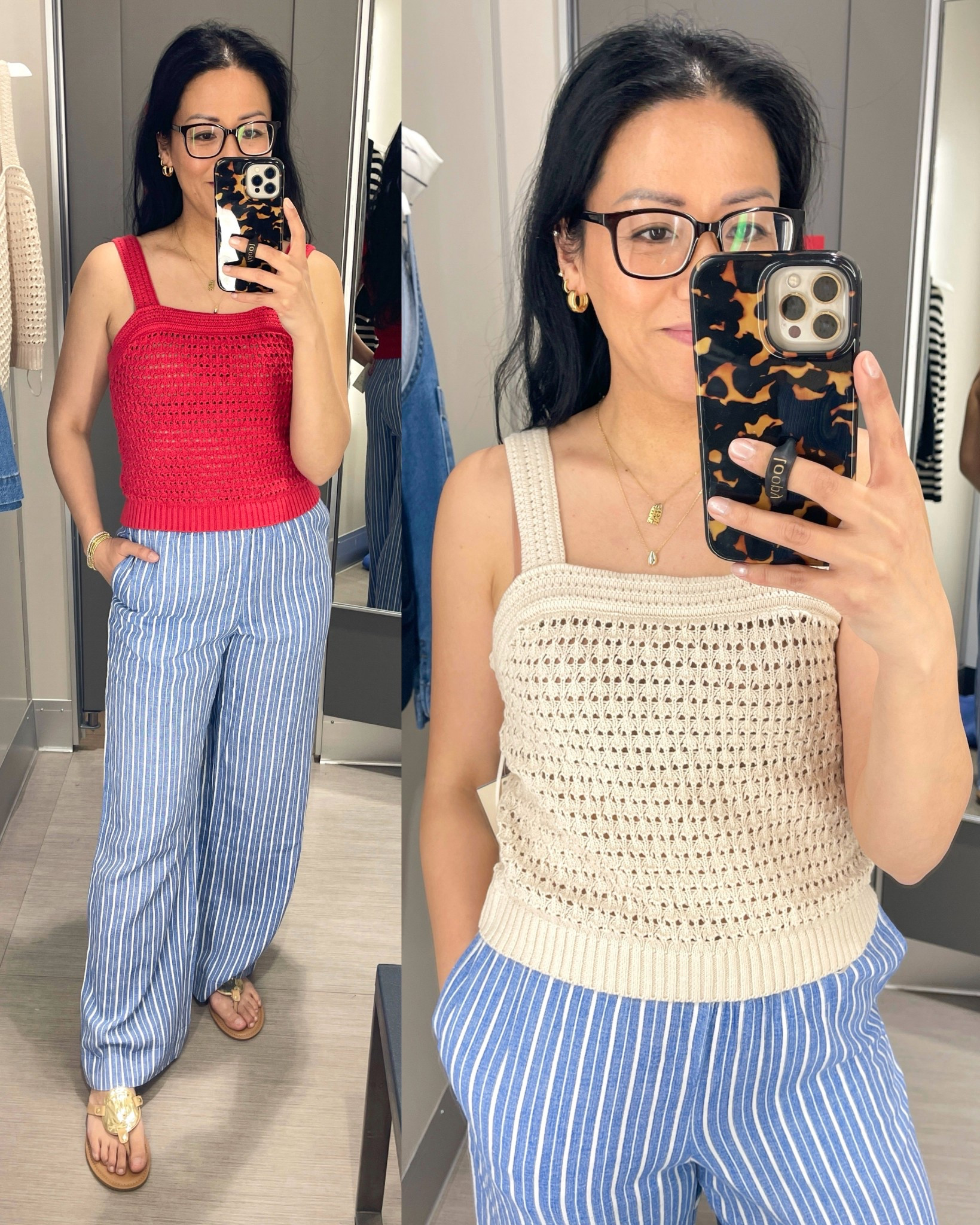 Size XS red tank
Size small cream tank
I prefer XS
XS linen pants

Target style


#LTKOver40 #LTKSaleAlert #LTKFindsUnder50