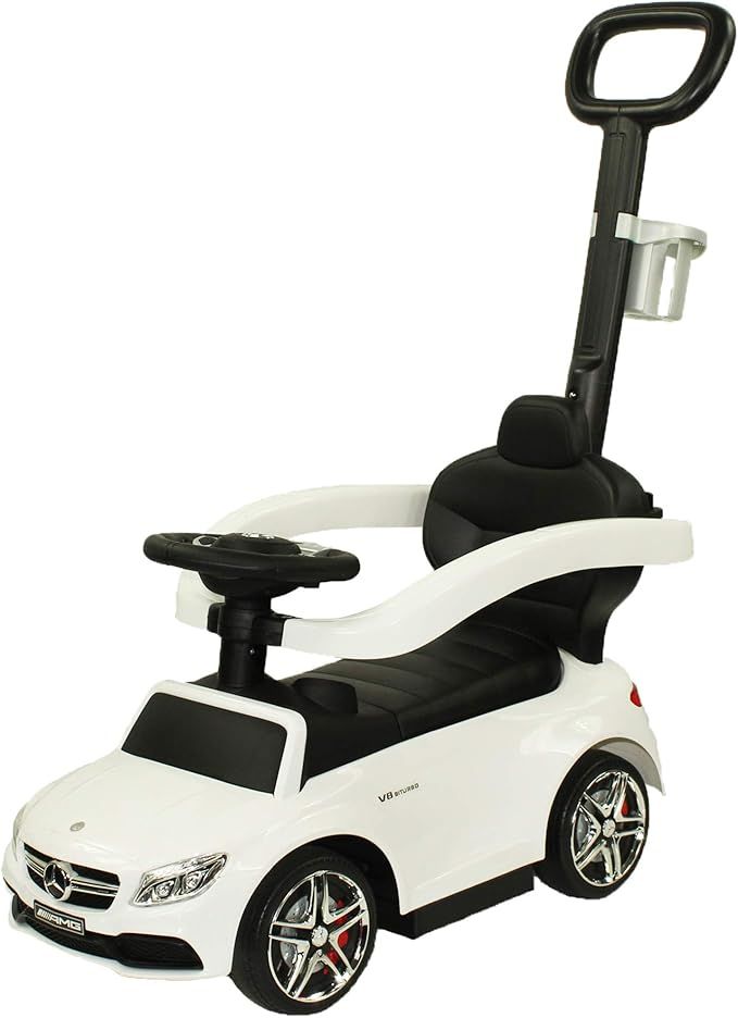 Evezo Officially Licensed Mercedes Benz C63 Coupe Toddler Ride On Push Car Kids Foot to Floor Toy... | Amazon (US)