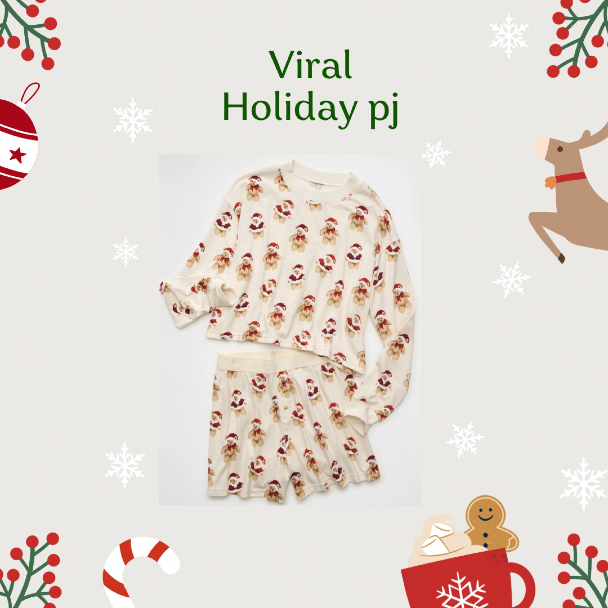Viral holiday pajamas on sale today ! ❤️🧸

#LTKcanada #LTKsale #LTKbag