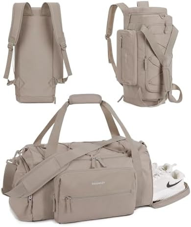 BAGSMART 4-IN-1 Gym Bag for Women, TSA Lightweight Duffle Bag for Travel with Shoe Compartment & ... | Amazon (US)