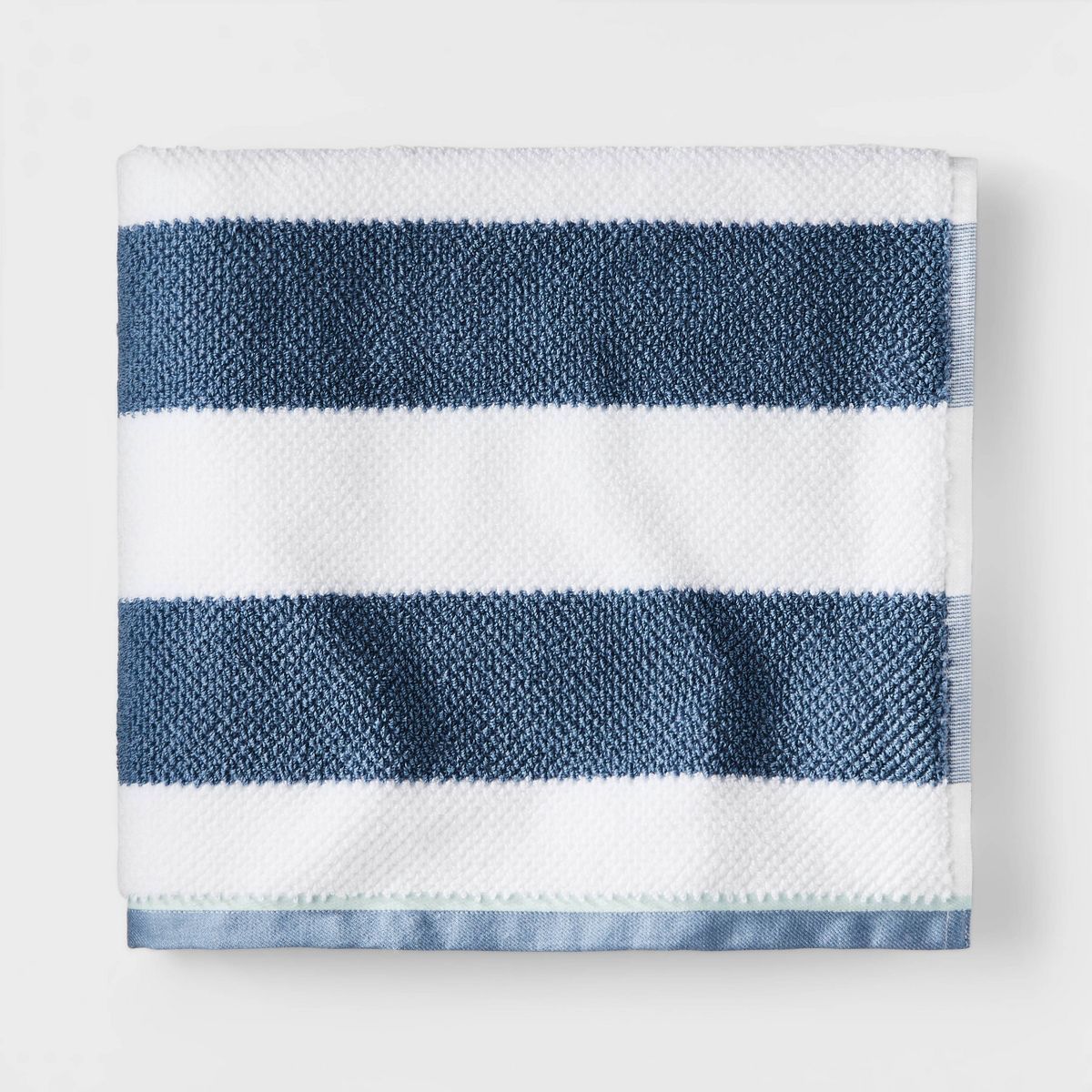 Striped Kids' Towel Navy with SILVADUR™ Antimicrobial Technology - Pillowfort™ | Target