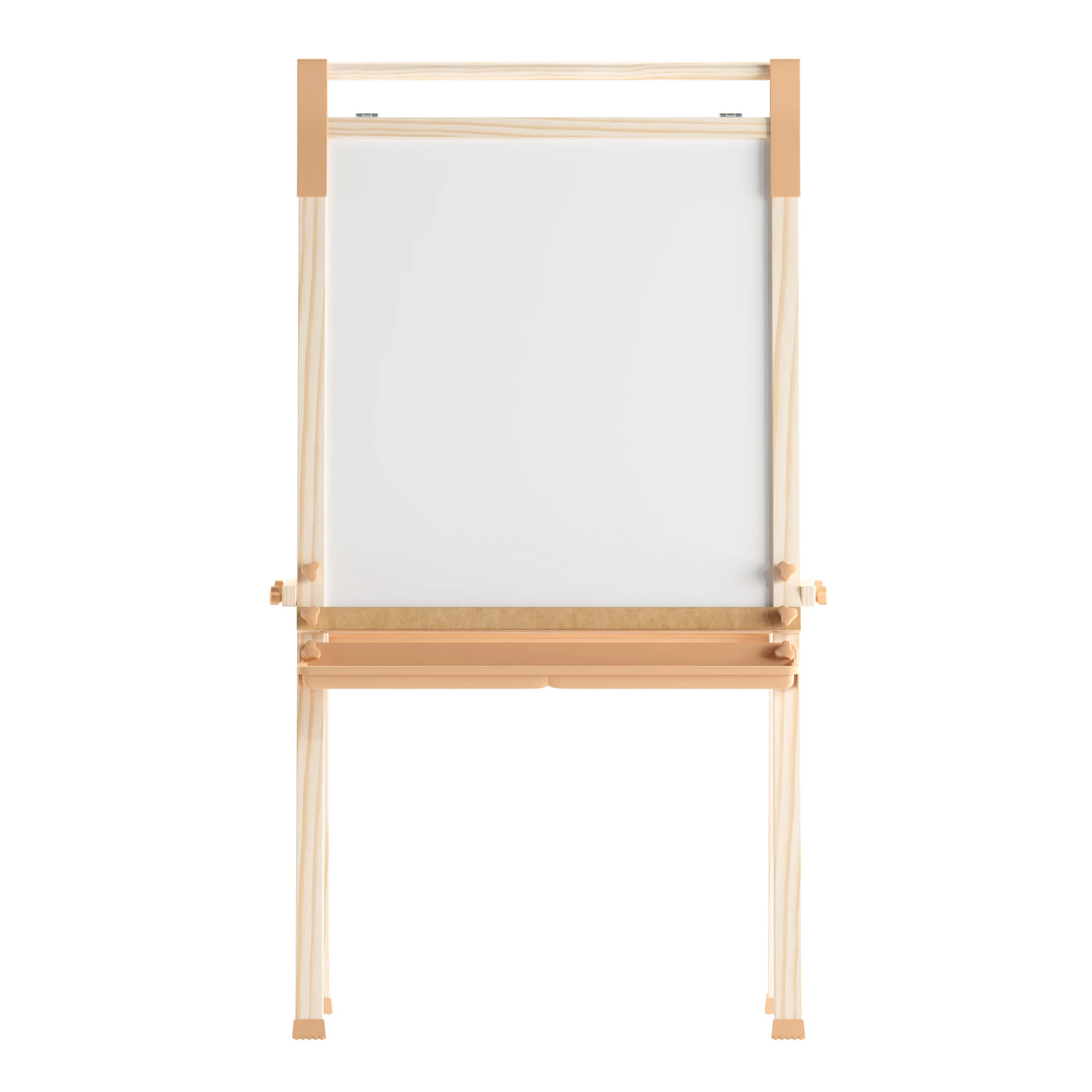 Bright Beginnings Bright Beginnings Commercial Wooden Standing Art Easel with Chalkboard & Dry Er... | Wayfair North America