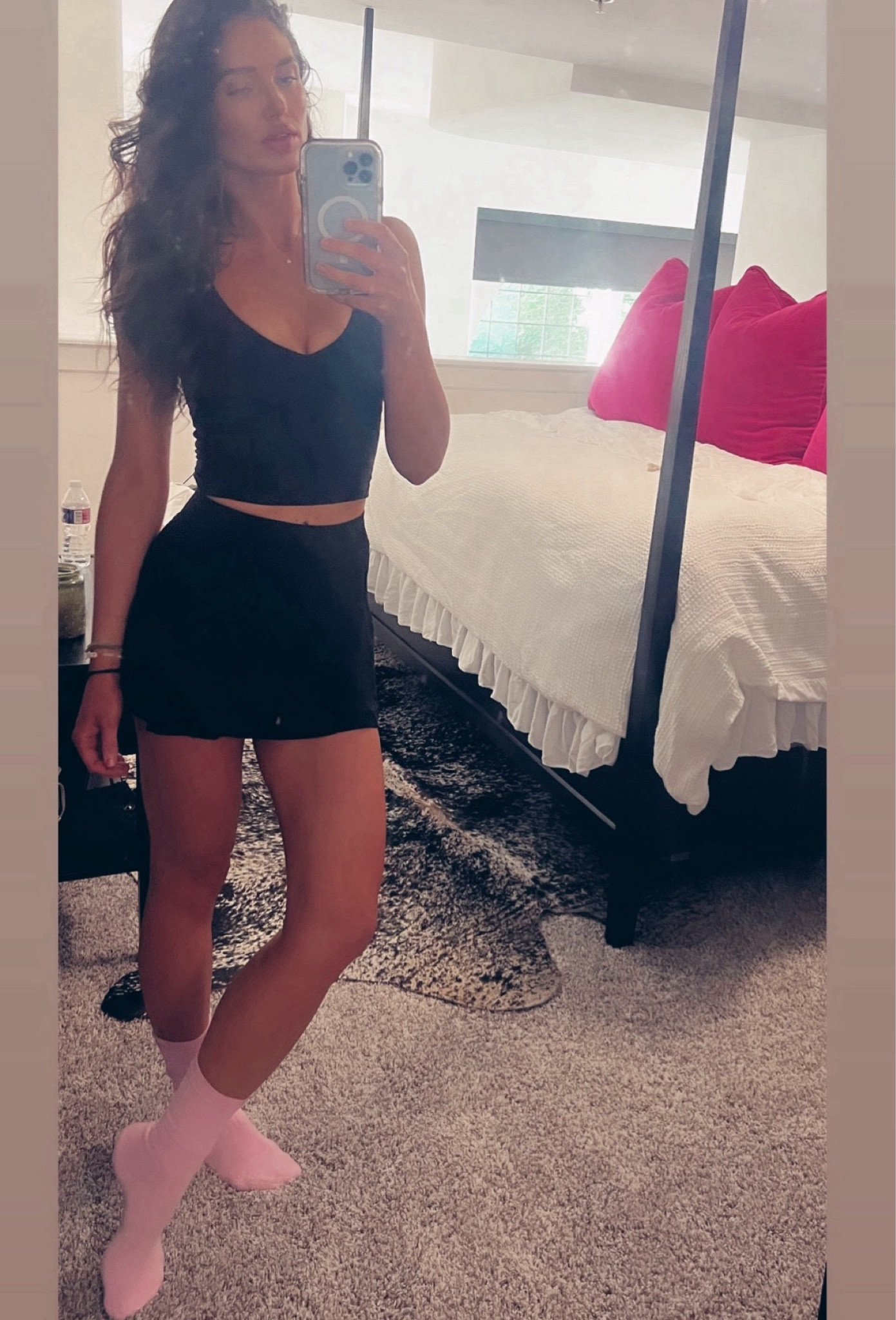 More sports please 😊 This is another one of my fav Lulu Lemon pickleball fits! 

Skirt - size 2
Tank- size 2 
Socks- size Large 
Shoes I play in - new balance size 10 wide 

#pickleball 

#LTKStyleTip #LTKFitness #LTKActive