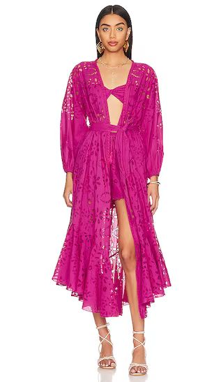 ROCOCO SAND Moss Robe in Fuchsia. - size S (also in L, M) | Revolve Clothing (Global)