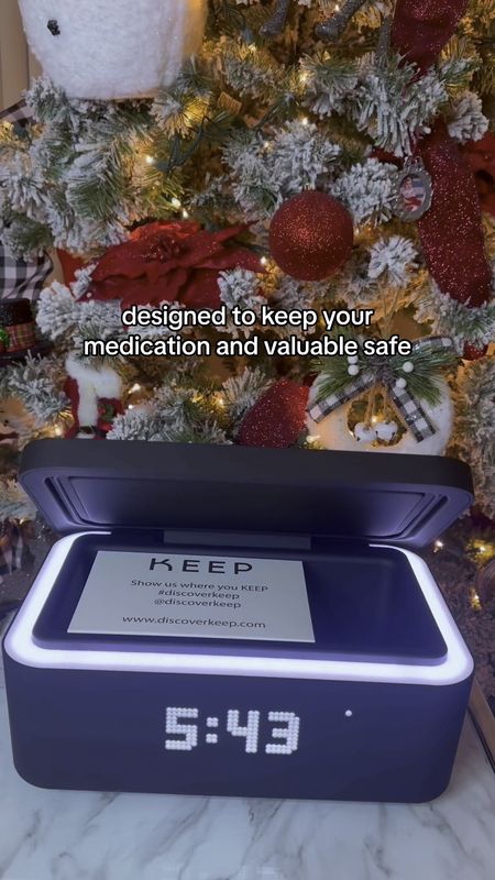 Unique gift idea for mom, dad, him or her! 
@discoverkeep #discoverkeep 

KEEP, the world’s safest medicine cabinet, is an award winning (TIME Best Invention), smart home device designed to keep your medication and valuables safe from curious hands or nosy friends. The hottest new tech gadget for families. Opened with the scan of your face or fingerprint. Designed to look beautiful on any counter, hidden in plain sight. #giftideas #lockbox 

#LTKVideo #LTKCyberWeek #LTKGiftGuide