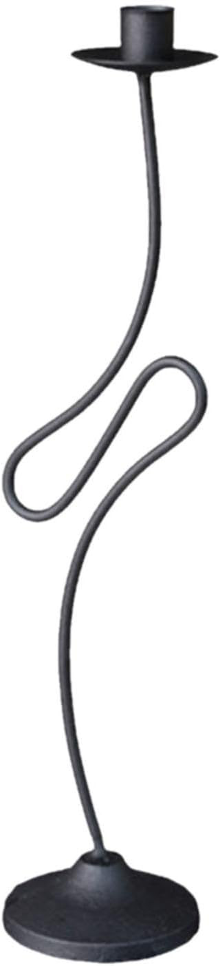 rockible Cast Iron Candle Holder Candelabra Supplies Vintage Style Pillar Candles Stand Candlesti... | Amazon (US)