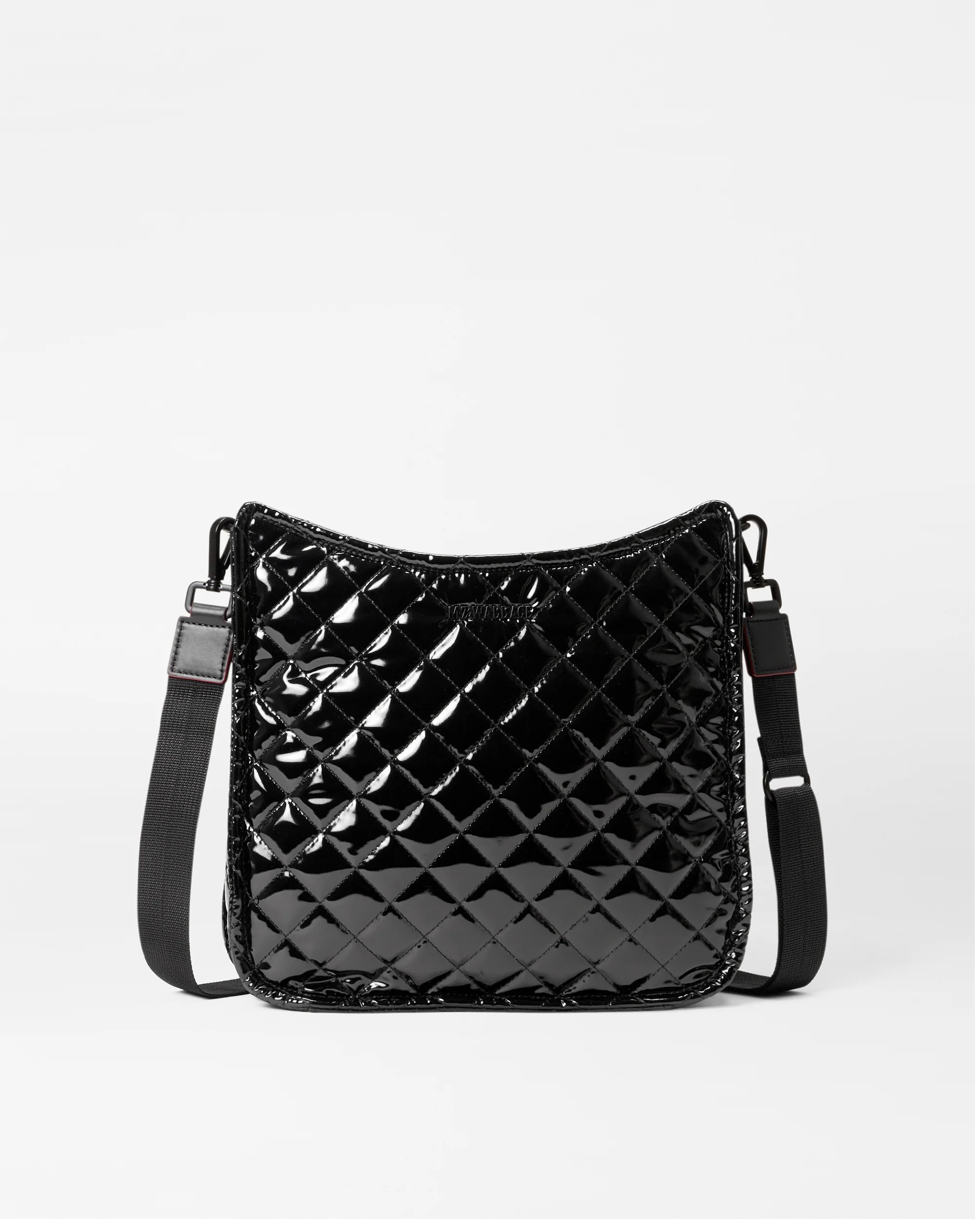 Black Lacquer Box Crossbody | MZ Wallace